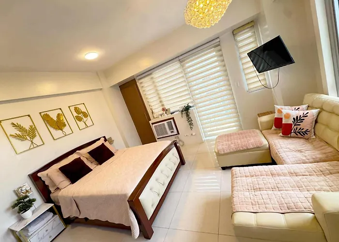 公寓 Chic Unit With Balcony - Free Wifi & Netflix Across Naia Terminal 3 Airport *